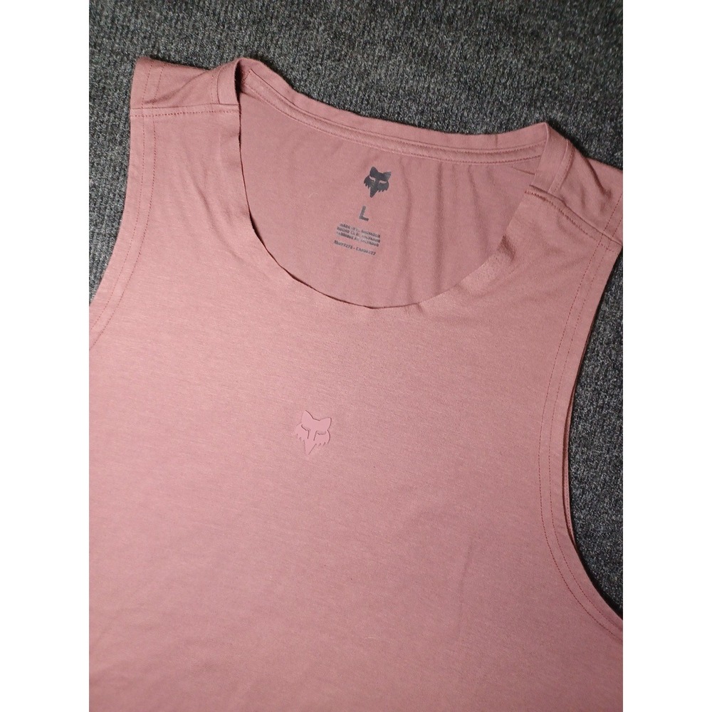 Fox Racing Mens Large Rep Tank Top Cordovan Red